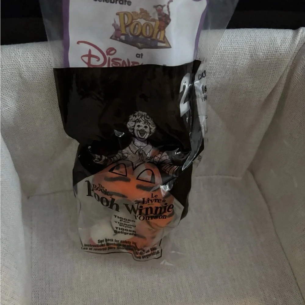 Vintage 1990s McDonald's Winnie the Pooh Happy Meal Plush Set of 4 NIP